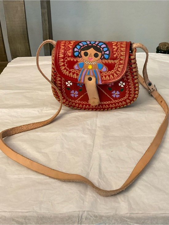 Unbranded mexican Handbags - Frida Kahlo Hand Tooled Leather Purse Handmade  in Mexico